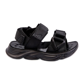 Sandalias de niña con cierre de velcro, Negro Orretta