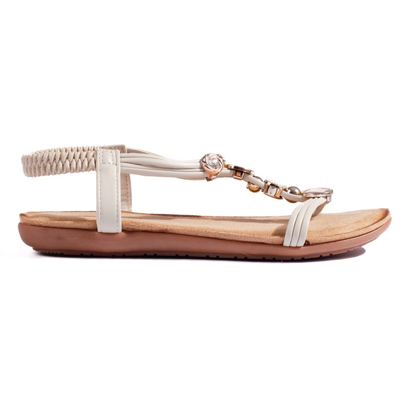 Sandalias mujer planas ligeras beige