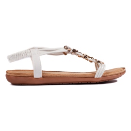 Sandalias mujer planas ligeras blancas blanco