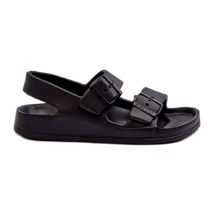 Chanclas Ligeras Infantiles Con Hebillas Big Star NN374541 Negro