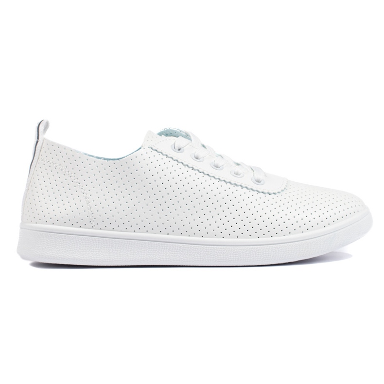 Seastar Zapatos blancos con cordones para mujer.