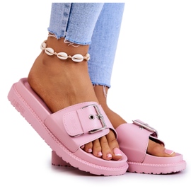 Zapatillas Clásicas Con Hebilla Big Star JJ274A308 Rosa