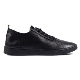 Seastar Deportivas mujer caladas negras negro