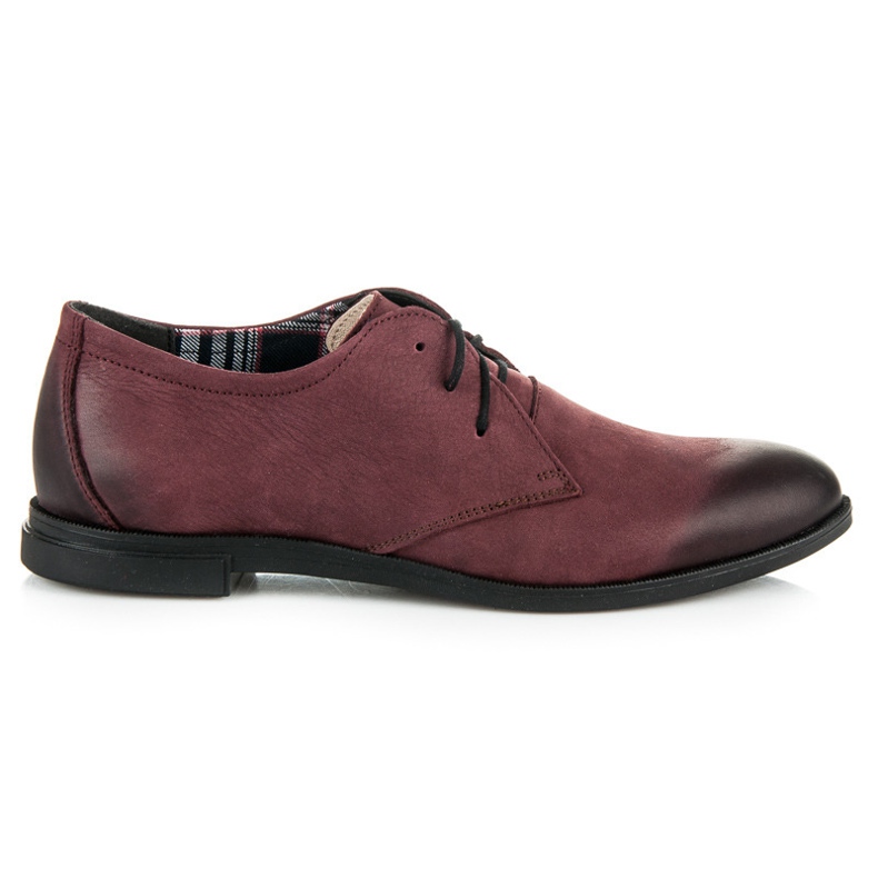 Vinceza Zapatos brogues atados rojo