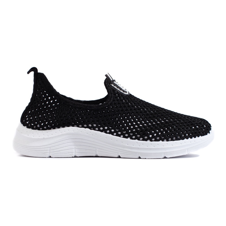 Deportivas caladas slip-on negras negro