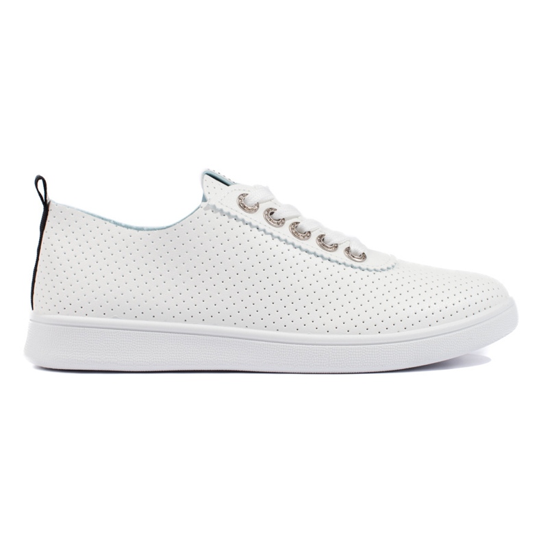 Deportivas mujer caladas blancas blanco