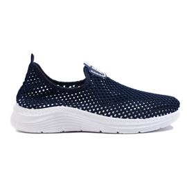 Deportivas caladas slip-on azul marino