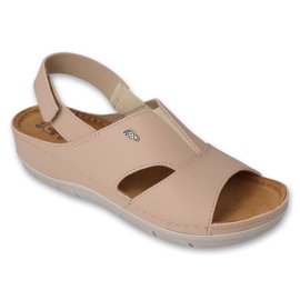 DR.ORTO Sandalias mujer befado piel 158D261 rosa y beige