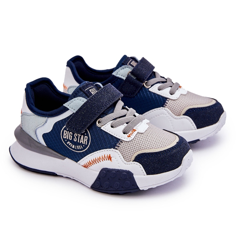 Sistema de espuma de memoria de zapatillas para niños Big Star LL374225 Navy Blue azul