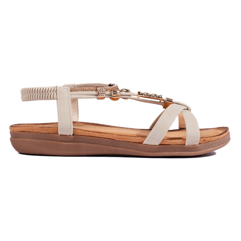 Sandalias mujer beige