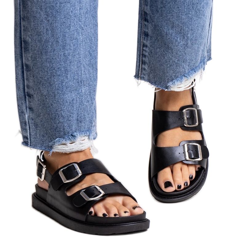 Sandalias plataforma Bashera negro Sandalias plataforma Bashera negro