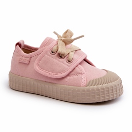 Zapatillas infantiles HI-POLY System Big Star NN374019 Rosa rosado