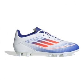 Botas de fútbol Adidas F50 Club FxG IE0611 blanco Botas de fútbol Adidas F50 Club FxG IE0611 blanco