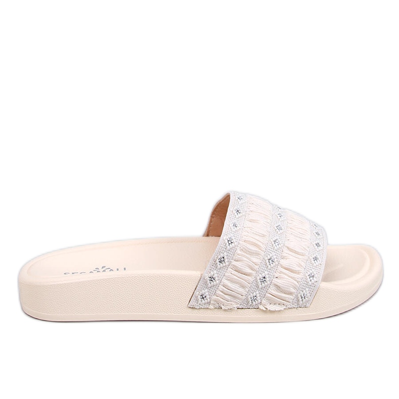 Chanclas de mujer Diakis Beige