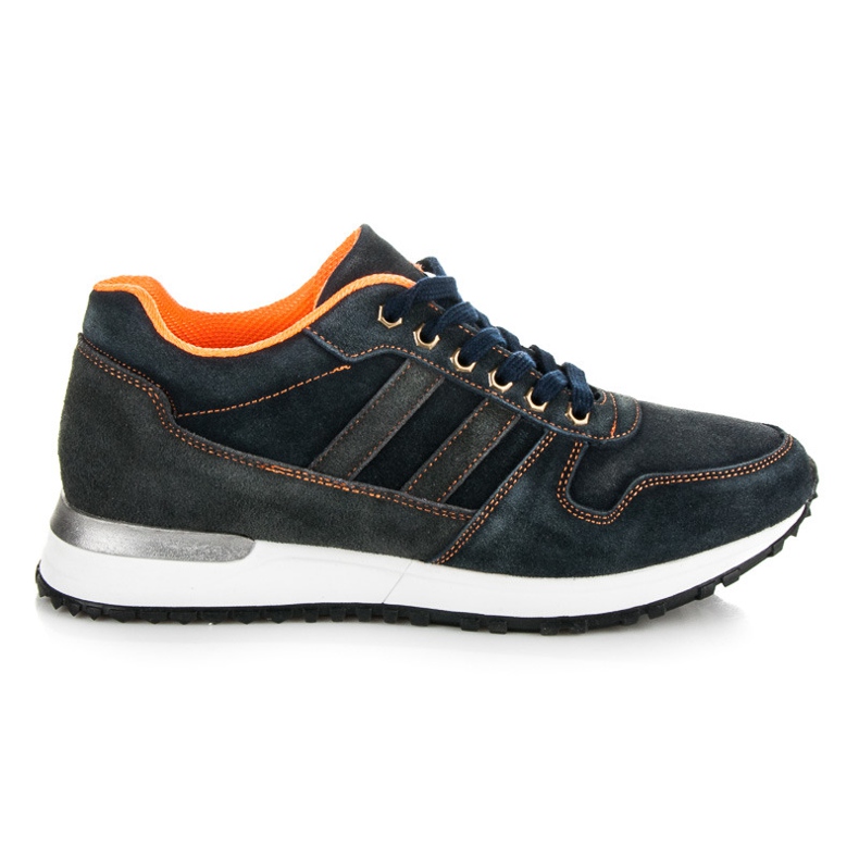 Mazaro Zapatos de cuero azul