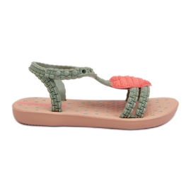 Sandalias Infantiles Con Corazón 81997 Ipanema My First Baby Verde
