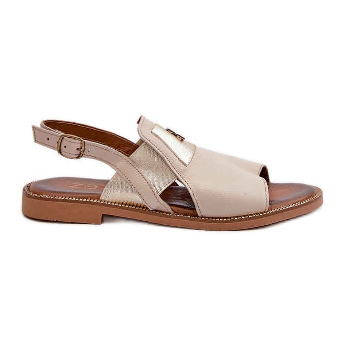 Zazoo 40385 Sandalias Mujer Piel Beige