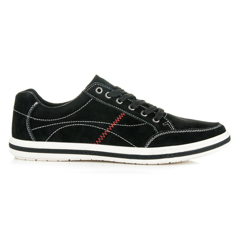 Mazaro Zapatillas de cuero negro