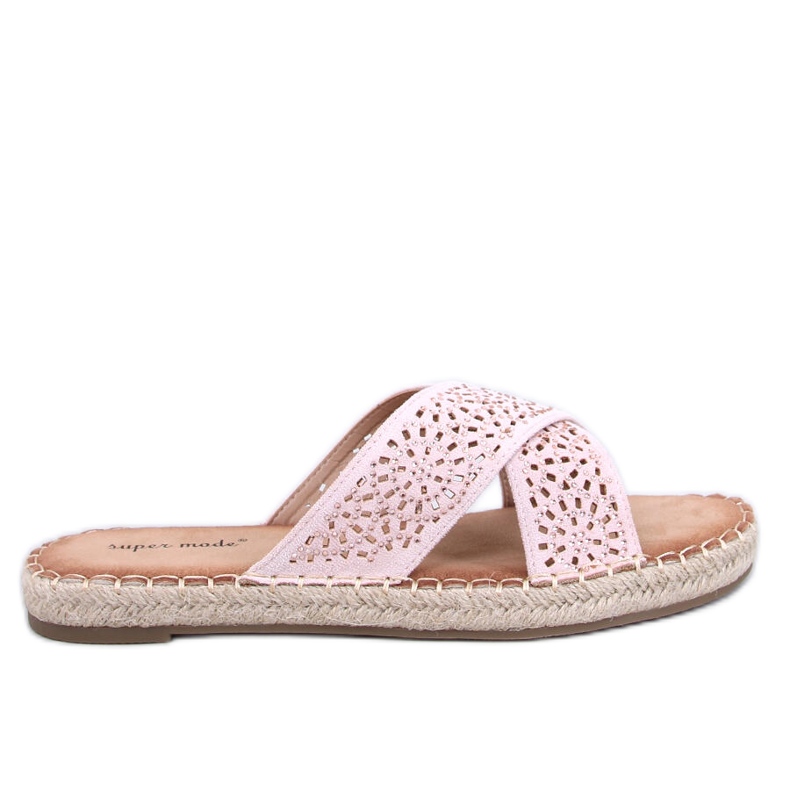 Chanclas alpargatas de mujer Bakou Rosa rosado