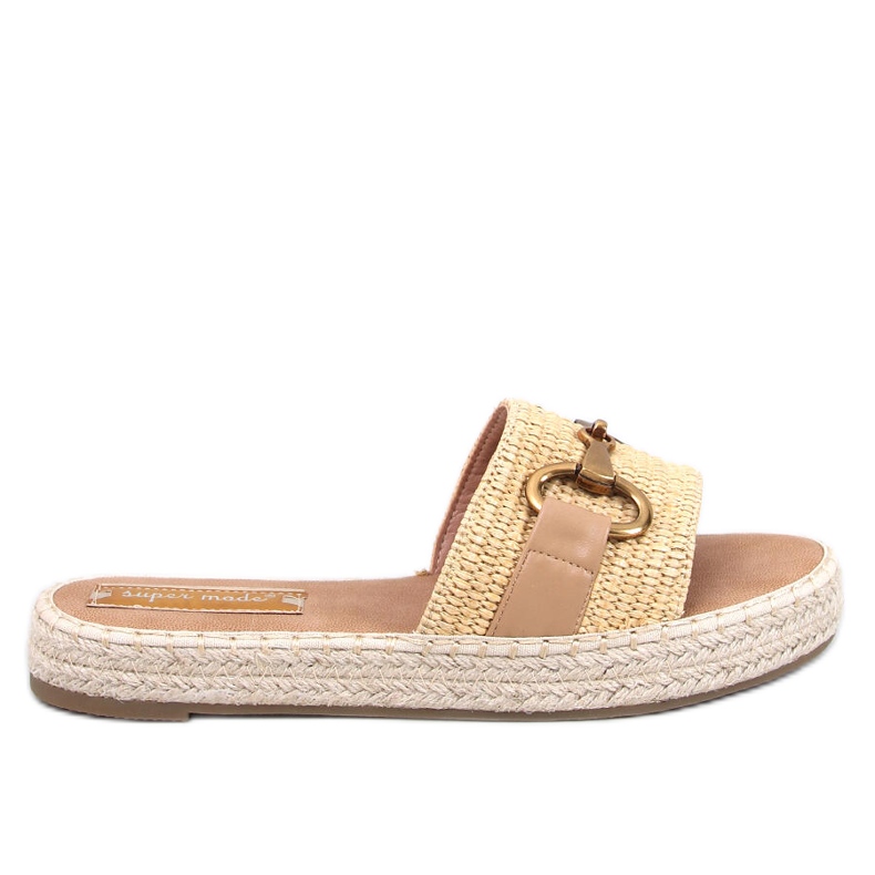 Maters Chanclas alpargata caqui beige