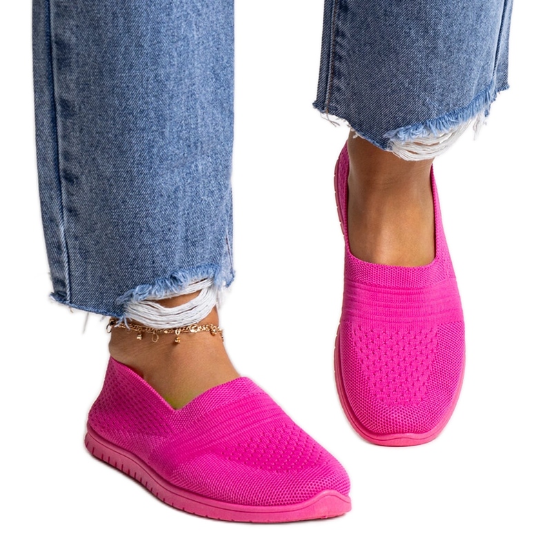 Zapatillas slip-on Shalha rosa oscuro rosado