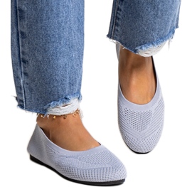 Bailarinas de tela grises de Yafia Bailarinas de tela grises de Yafia