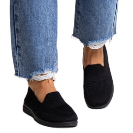 Zapatillas slip-on Abadly en negro
