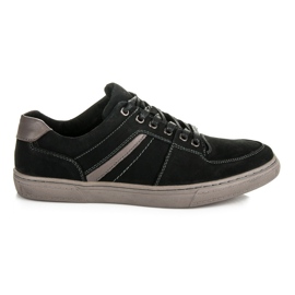 Zapatillas mazaro con cordones negro