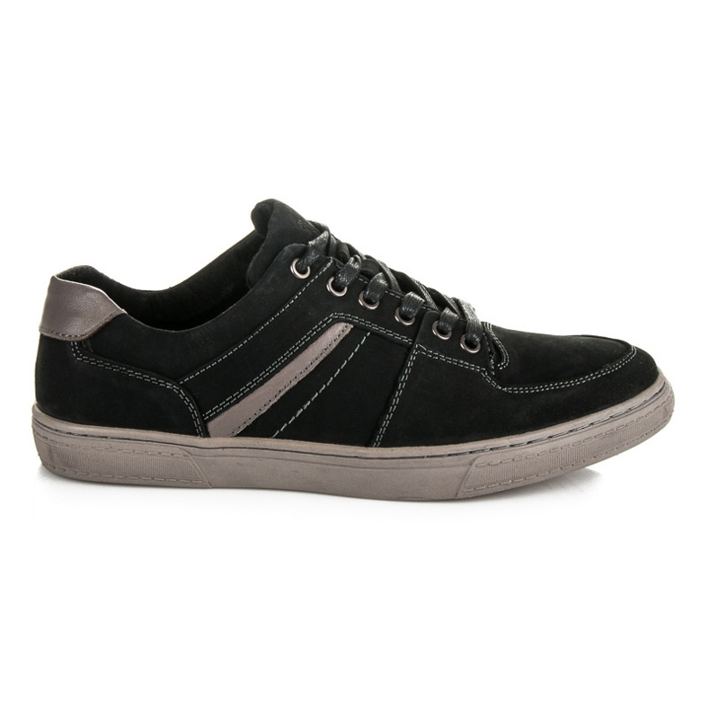 Zapatillas mazaro con cordones negro