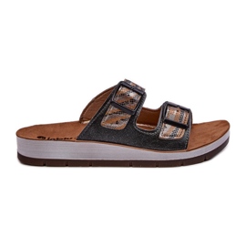 Chanclas Mujer Cómodas Con Hebillas Inblu CP000045 Negro