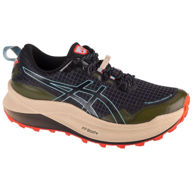 Zapatillas para correr Asics Trabuco Max 3 1011B800-002 negro