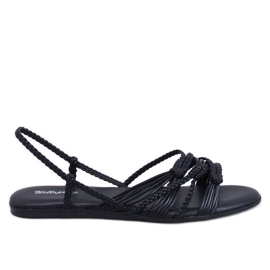 Limbe Sandalias estilo boho negro