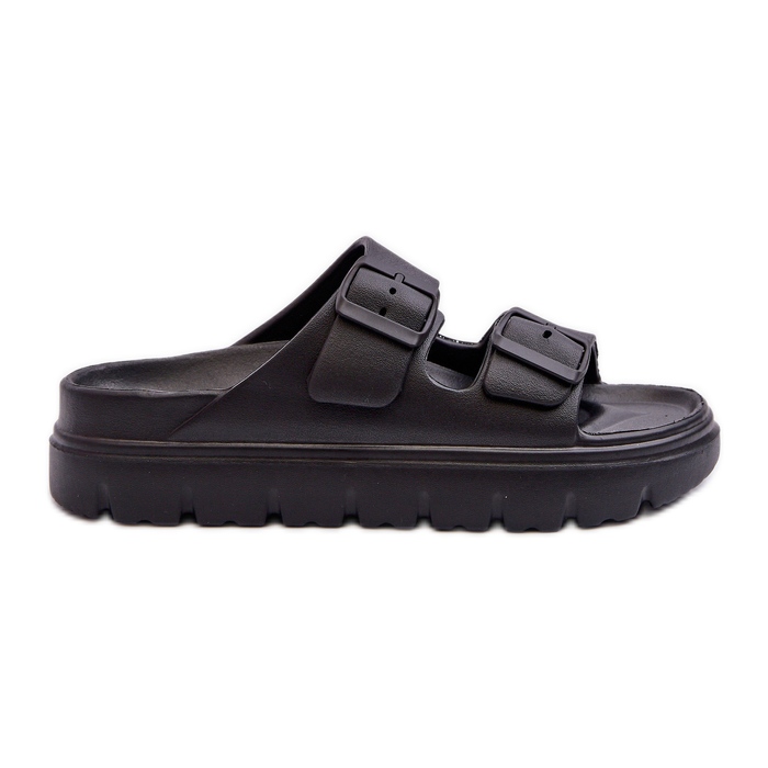 EVento Chanclas de Espuma para Mujer con Plataforma Melorea Negra negro