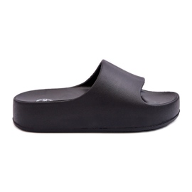 Chanclas con plataforma de espuma Airaplea de mujer de color negro