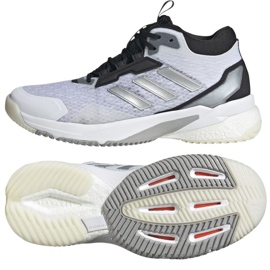 Zapatillas de voleibol Adidas Crazyflight 5 Mid ID5725 blanco