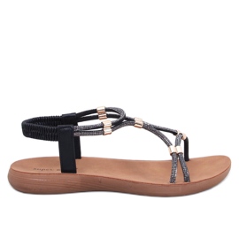 Sandalias Malcuis Black suaves y cómodas negro