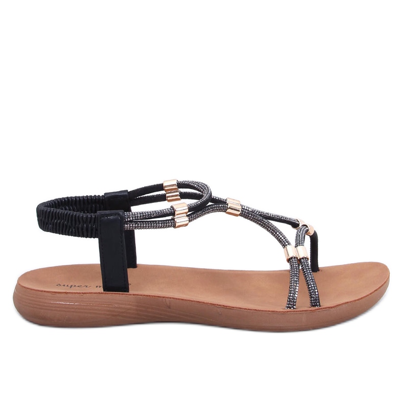Sandalias Malcuis Black suaves y cómodas negro