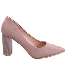 Zapatos de tacón color caqui Annette beige