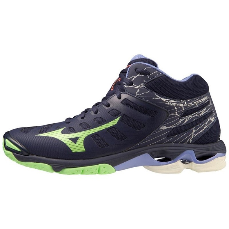 Zapatillas de voleibol Mizuno Wave Voltaje Mid V1GA216511 azul Zapatillas de voleibol Mizuno Wave Voltaje Mid V1GA216511 azul