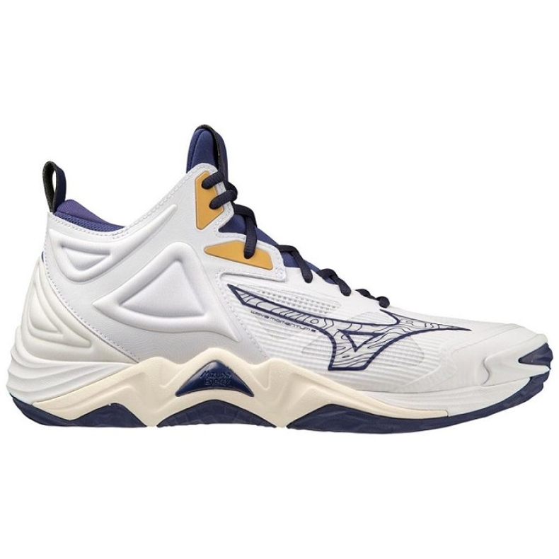 Zapatillas de voleibol Mizuno Wave Momentum 3 Mid V1GA231743 blanco
