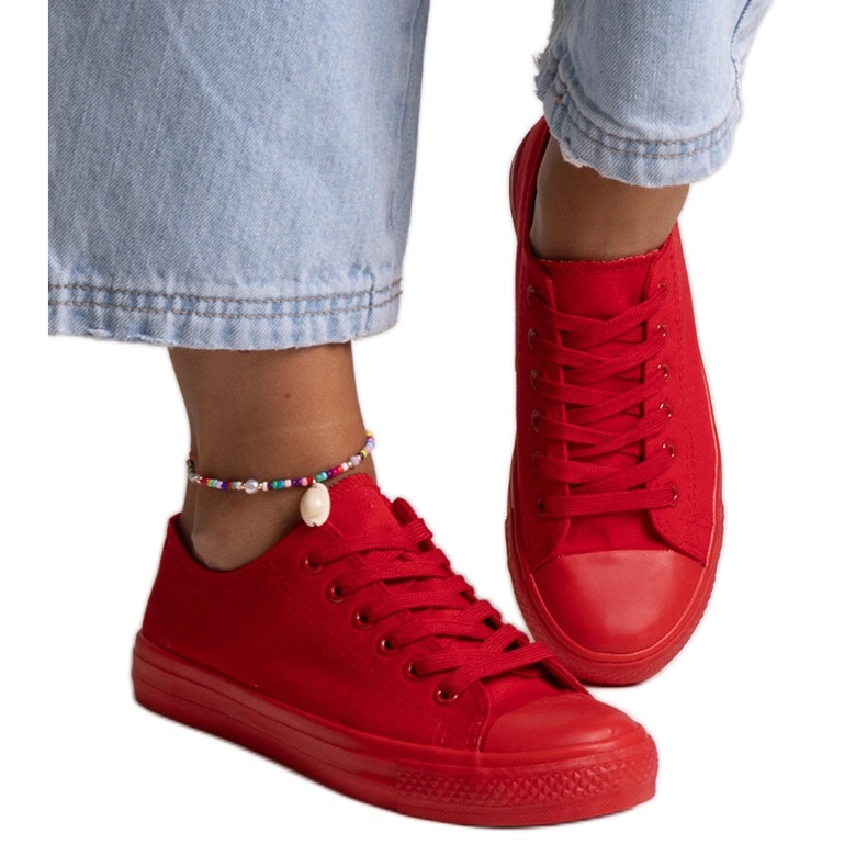 Encantadoras zapatillas Nudar clásicas rojo