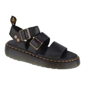 Dr. Martens dr sandalias Martens Gryphon Quad Plataforma W DM25720001 negro