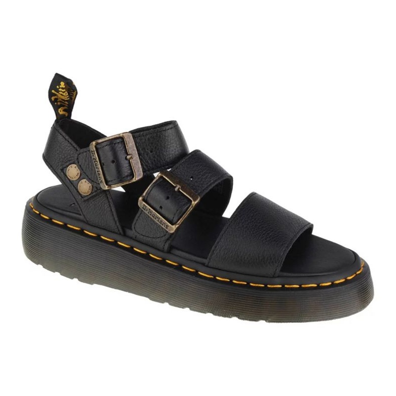 Dr. Martens dr sandalias Martens Gryphon Quad Plataforma W DM25720001 negro