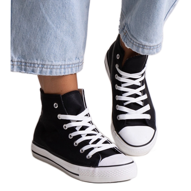 Zapatillas altas Efren negras negro