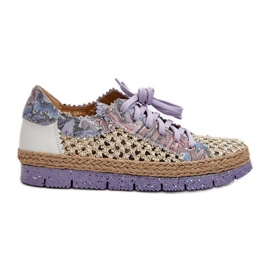 Zapatos Mujer Piel Maciejka 05897-05 Morado púrpura