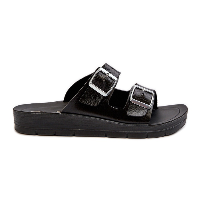 Chanclas Mujer Cómodas Con Hebillas Inblu CP000034 Negro