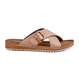 Chanclas de Mujer Cómodas con Hebilla Inblu VO000012 Rosa claro rosado