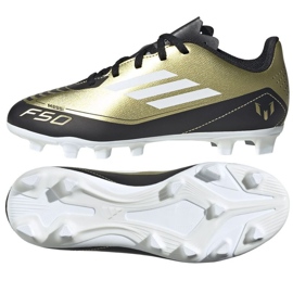 Zapatillas Adidas F50 Club Messi Jr FxG IG9319 dorado
