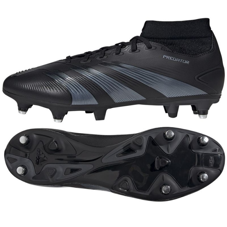 Zapatillas Adidas Predator League Sock Sg M IG7739 negro