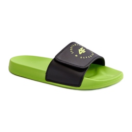 Chanclas de Niño 4FJMM00FFLIM043-72N Negro-Verde